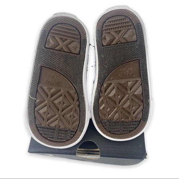 NEW Converse Chuck Taylor All Star 1V Hi Lizard Sneaker Baby Toddler Size 5 - Picture 7 of 9